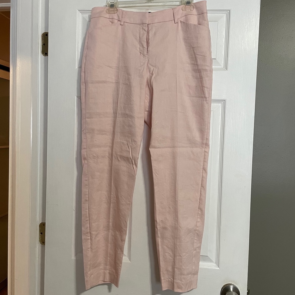 Express Publicist Ankle Midrise light pink pants